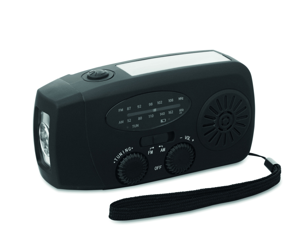 Logotrade promotional gifts photo of: Portable radio with LED torch