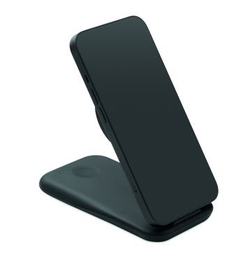 Logo trade promotional item photo of: 3 in 1 wireless charger 15W