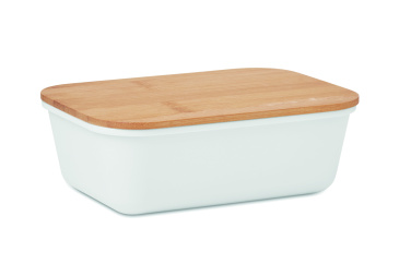 Logo trade promotional item photo of: Lunch box with bamboo lid