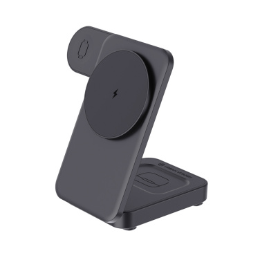 Logo trade promotional product photo of: Urban Vitamin Arcadia RCS rplastic 15W 3in1 magnetic charger