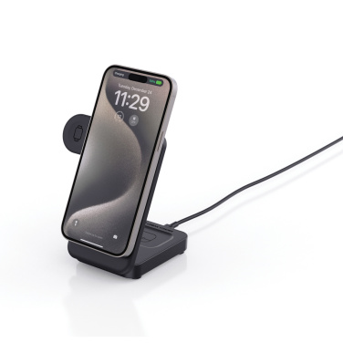 Logotrade promotional item image of: Urban Vitamin Arcadia RCS rplastic 15W 3in1 magnetic charger