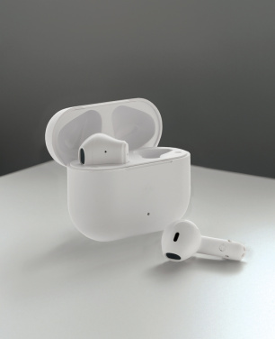 Logotrade promotional product picture of: Tunevo RCS recycled plastic wireless earbuds