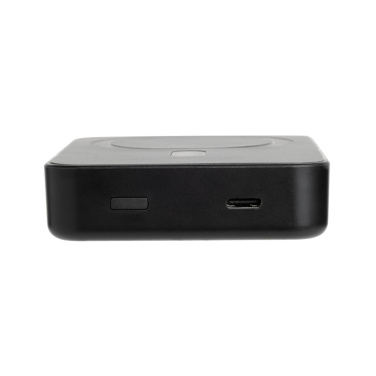Logo trade promotional gifts image of: Amporia RCS recycled plastic 10.000mAh magnetic powerbank