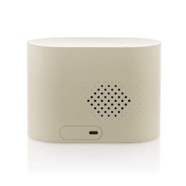 Logo trade promotional giveaway photo of: LumaRise RCS reycled plastic white noise alarm clock