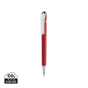 Logo trade advertising products picture of: Glide GRS certified R-ABS Metal Clip Pen