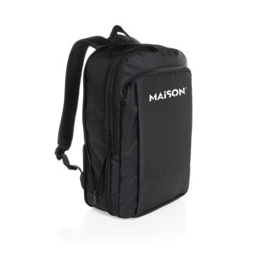 Logo trade promotional giveaways picture of: Flexpack Aware™ RPET Expandable Slim 15.6" Laptop Backpack