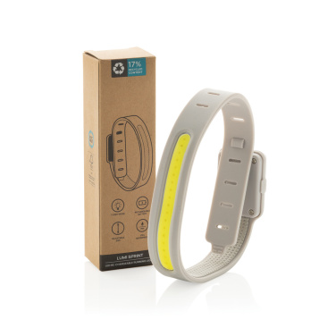 Logo trade promotional gift photo of: Lumi Sprint RCS rplastic LED re-chargeable running light