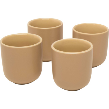 Logo trade promotional merchandise picture of: Male 4-piece 90 ml espresso cup
