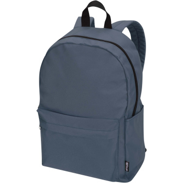 Logo trade promotional giveaways picture of: Byron 14" GRS recycled city laptop backpack 16L