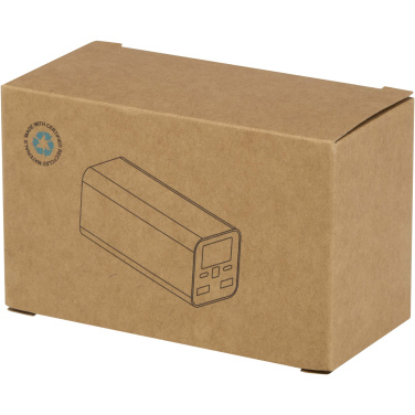 Logo trade promotional giveaways image of: Acamar 20.000 mAh 70W recycled aluminium laptop power bank