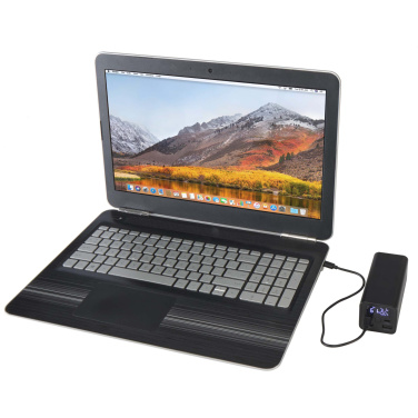 Logotrade corporate gift image of: Acamar 20.000 mAh 70W recycled aluminium laptop power bank