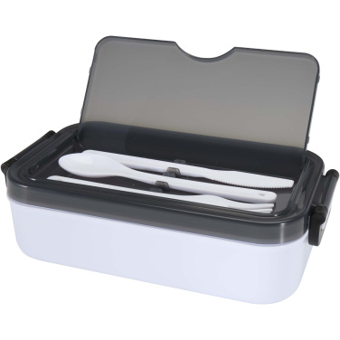 Logo trade promotional item photo of: Snappy lunch box and cutlery set