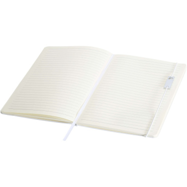 Logotrade business gifts photo of: Legato Elegance A5 hard cover notebook and rollerball pen set