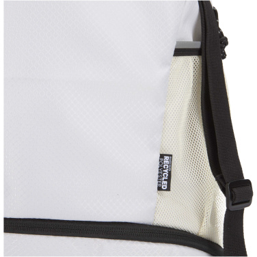 Logotrade promotional products photo of: Nomad GRS recycled sports drawstring bag with bottom compartment 18L