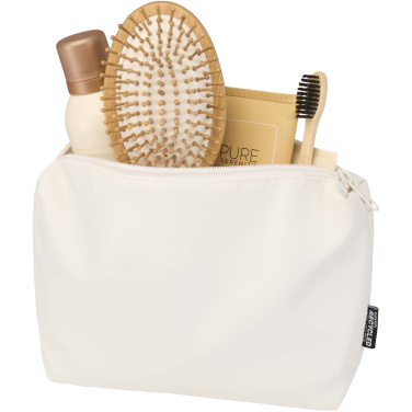 Logo trade promotional merchandise photo of: Trip Aware™ recycled travel toiletry pouch 2L