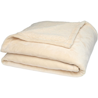 Logotrade promotional item picture of: Ashen GRS recycled sherpa blanket