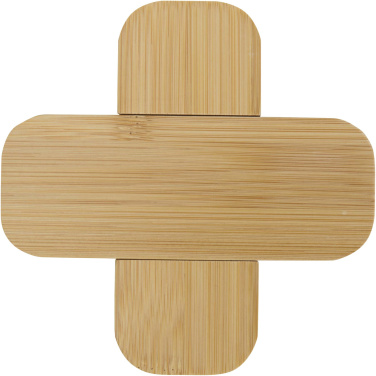 Logotrade corporate gift image of: Croc bamboo trivet - small