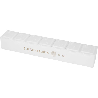 Logo trade promotional giveaways image of: Dose 7-day multi-vitamin organiser