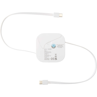 Logotrade business gifts photo of: Gloas 5-in-1 recycled retractable data sync and 100W fast charge cable with smartphone tool kit