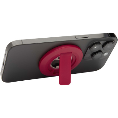 Logo trade business gift photo of: Ain recycled plastic magnetic phone stand with bottle opener