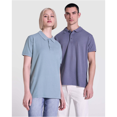 Logo trade promotional items picture of: Cobain short sleeve unisex polo