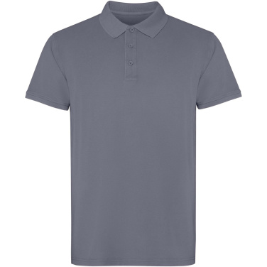 Logo trade promotional merchandise photo of: Cobain short sleeve unisex polo