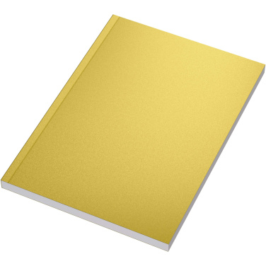 Logotrade advertising products photo of: Novella Austen A5 metallic soft cover notebook - 100 sheets