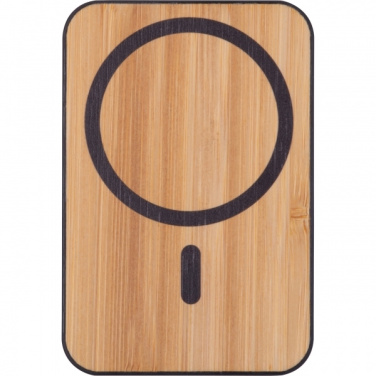 Logo trade promotional giveaways picture of: Wireless power bank 5 000 mAh CAIRO