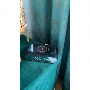 Logotrade advertising product image of: Alarm Clock and Wireless Charger ADELAIDE