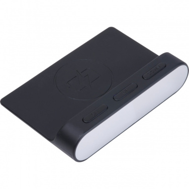 Logotrade corporate gift image of: Alarm Clock and Wireless Charger ADELAIDE