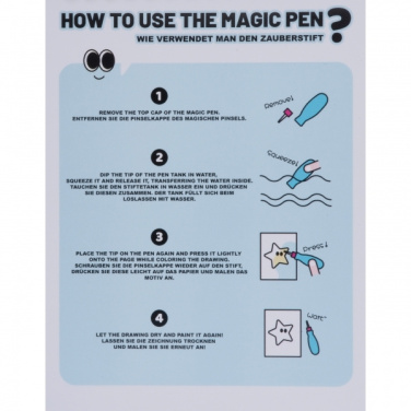 Logotrade promotional merchandise picture of: Watercoloring Book ANGERS