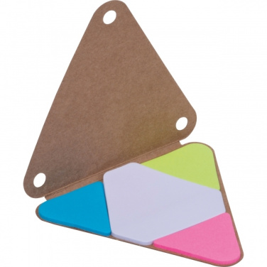 Logo trade promotional products image of: Sticky Note Booklet BOSTON