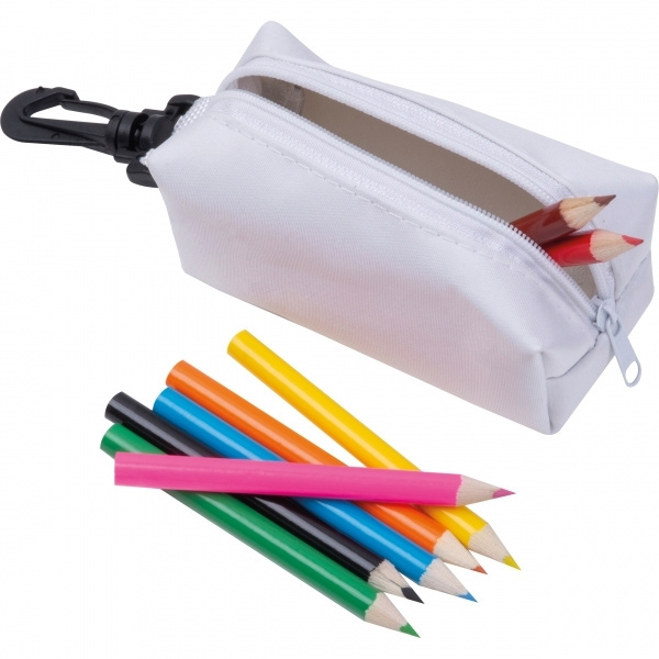 Logotrade promotional merchandise photo of: Case with Colored Pencils CARLTON