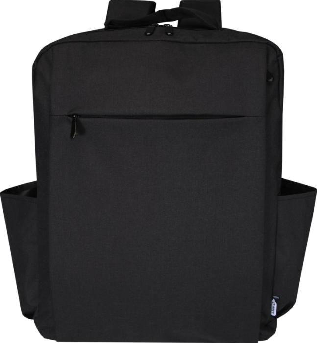 Logotrade business gifts photo of: Libra 15” GRS recycled laptop backpack 15L