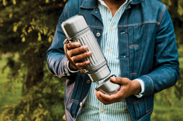 Logo trade promotional giveaways picture of: Black+Blum Explorer Flask Duo 1L