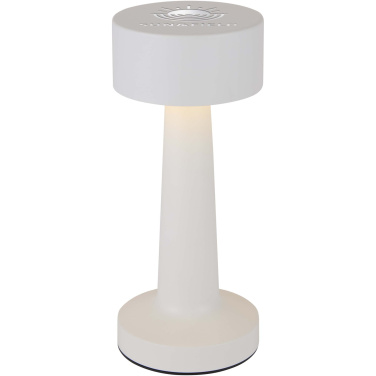 Logo trade promotional gifts picture of: Aludra rechargeable dimmable table lamp with 3 light modes