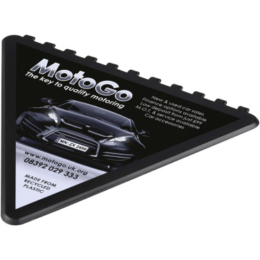 Logotrade promotional merchandise photo of: Frosty triangular recycled plastic ice scraper
