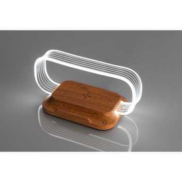 Logo trade promotional gifts image of: Phone stand with wireless charger JEROME Pierre Cardin