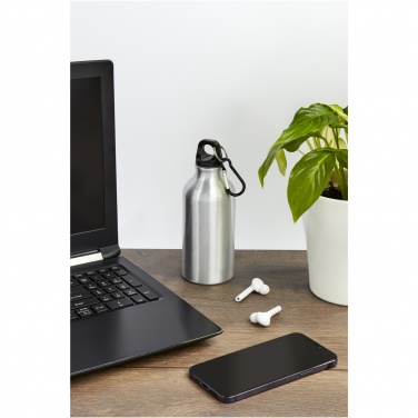 Logotrade reklaamkingi foto: Oregon 400 ml alumiiniumist veepudel karabiiniga