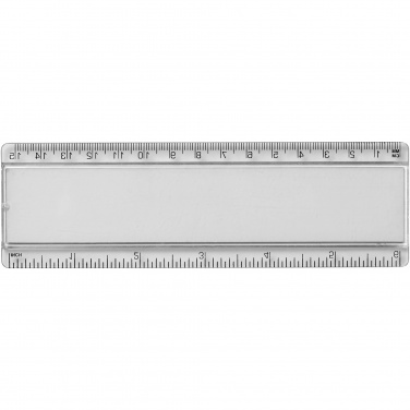 Logo trade firmakingi pilt: Ellison 15 cm plastikust joonlaud