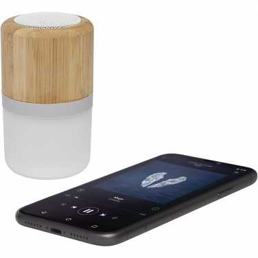 Logotrade ärikingid pilt: Aurea bambusest Bluetooth® valguskõlar 
