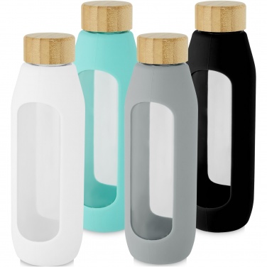 Logotrade ärikingituse foto: Tidan 600 ml boorsilikaatklaasist pudel silikoonkäepidemega