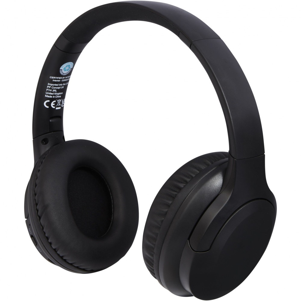 Logotrade reklaamtoote foto: Ümbertöödeldud plastikust Bluetooth® kõrvaklapid