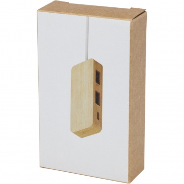 Logo trade firmakingituse pilt: Tapase bambusest USB-jaotur