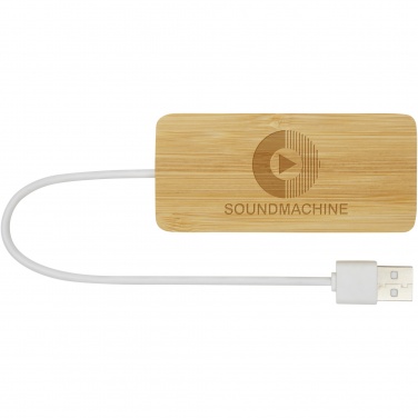 Logotrade firmakingituse foto: Tapase bambusest USB-jaotur
