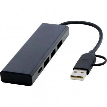 Logo trade meene pilt: Rise RCS-i taaskasutatud alumiiniumist USB 2.0 jaotur