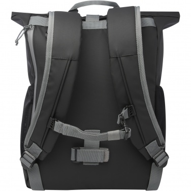 Logotrade meened pilt: Aqua 15" GRS taaskasutatud veekindel rulliga rattakott 20L