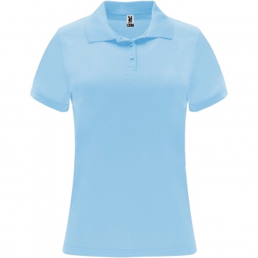 Logo trade ärikingituse pilt: Monzha lühikeste varrukatega naiste sportpolo