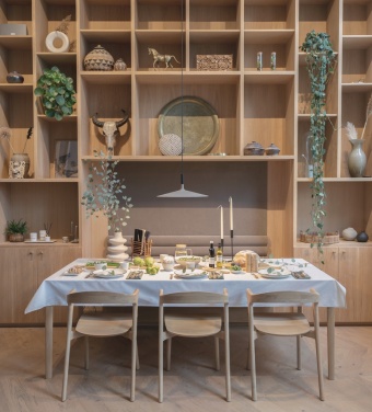 Logo trade reklaamtoote pilt: Ukiyo bambusest soola- ja pipraveski komplekt