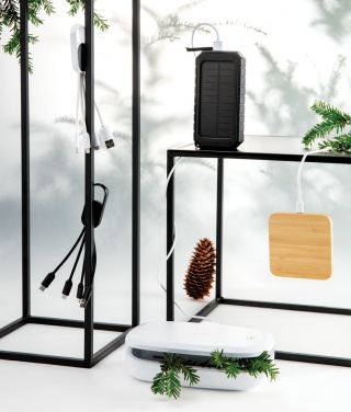 Logo trade ärikingituse pilt: UV-C steriliseerimiskarp 5 W juhtmevaba laadijaga